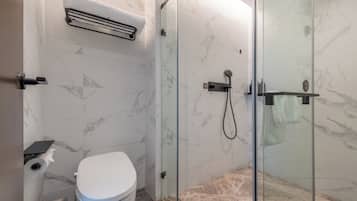 Ducha, cabezal de ducha tipo lluvia, artículos de tocador gratuitos