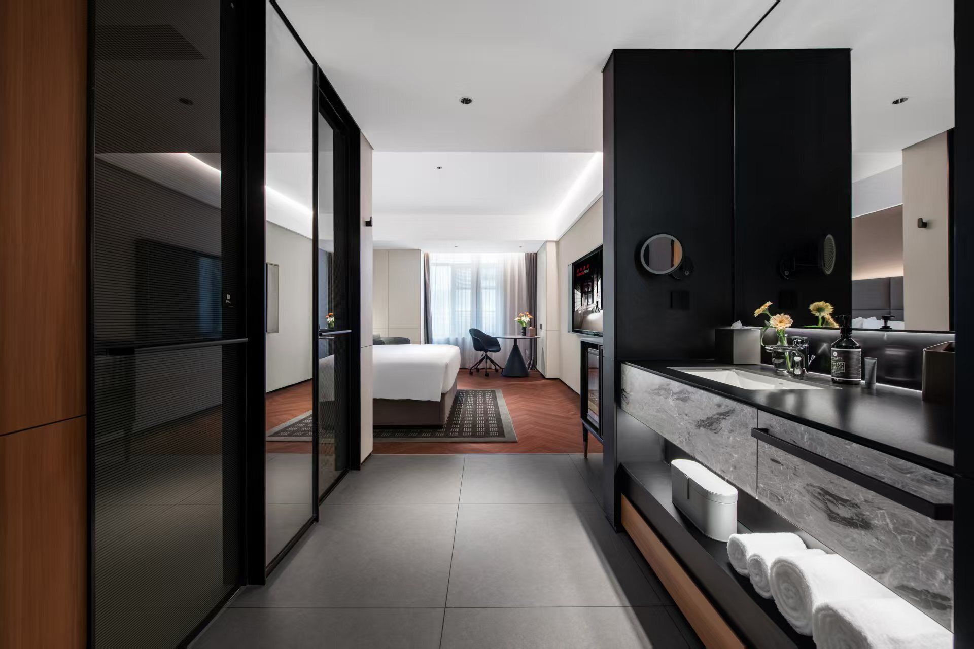 Chambre Double Standard, vue parc | Coin séjour