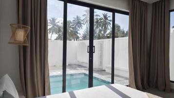 Villa, 2 Bedrooms, Private Pool, Beachside | In-room safe, iron/ironing board, free WiFi