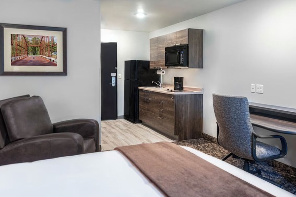 Bedroom. Interior and views may vary based on location and availability.