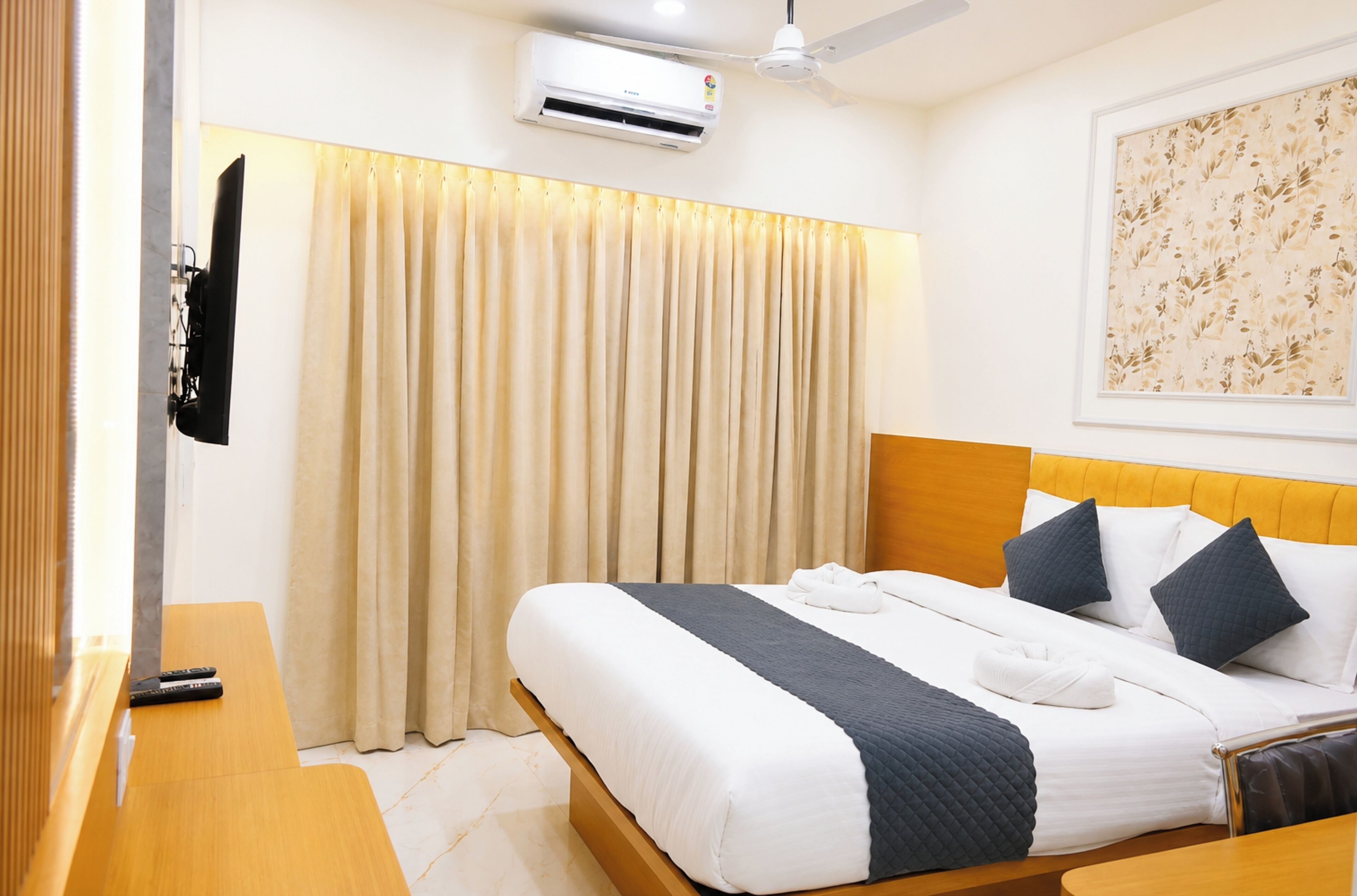Habitación ejecutiva doble, Aire acondicionado | Ropa de cama hipoalergénica, escritorio, sistema de insonorización