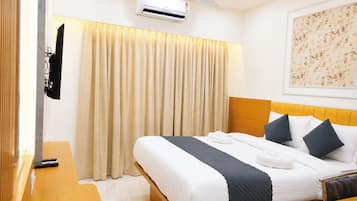 Habitación ejecutiva doble, Aire acondicionado | Ropa de cama hipoalergénica, escritorio, sistema de insonorización