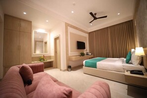 Executive Double Room, Balcony, City View | In-room safe, free WiFi, wheelchair access - Raghukul Sadan (Ayodhya)