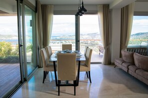 Villa, 5 Bedrooms, Smoking, Private Pool | Dining room - Luxury 5-bedroom Sea View Villa With Private Pool (Bodrum)