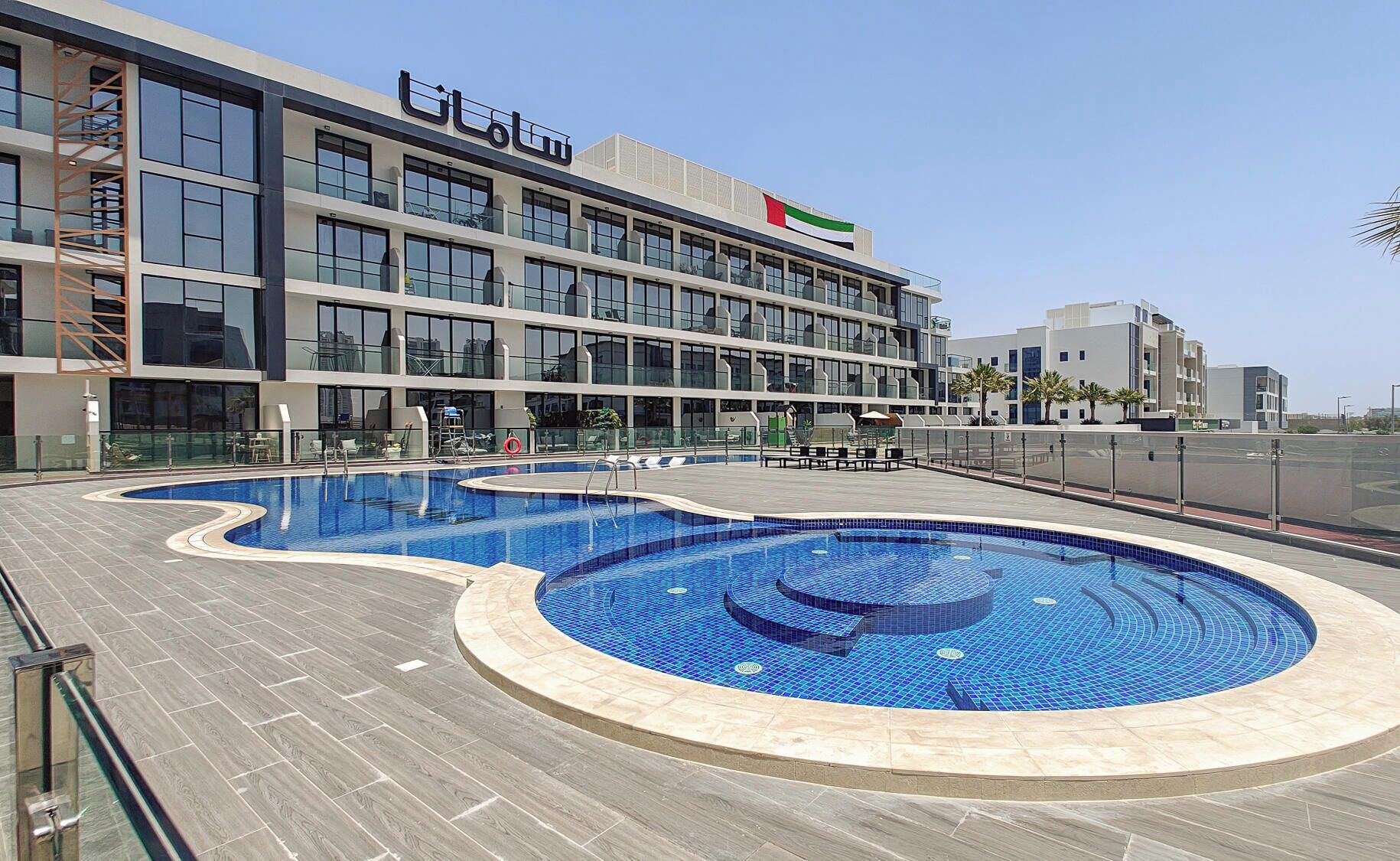 Deluxe Apartment, Balcony, City View | Pool | Outdoor pool
