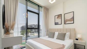 Deluxe-Apartment, Balkon, Stadtblick