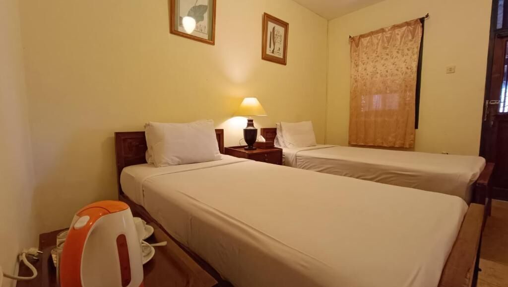 Standard Double or Twin Room, 1 Bedroom, Terrace, Garden View | Iron/ironing board, free WiFi