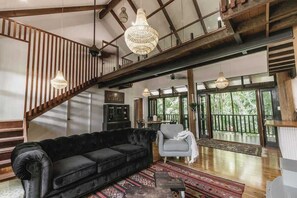 TV - The Treehouse | Rainforest Home w/ Pool (Smithfield)