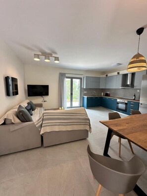 Comfort appartement, uitzicht op tuin | Interieur