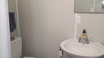 Serviettes fournies, savon, papier toilette