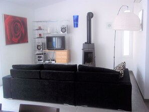 Living Room - Villa DOMUS GENTI con bbq y piscina privada muy cerca de la playa - WiFi Gratis by Interhome (Son Serra de Marina)