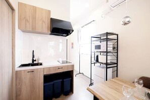 Superior-Apartment, Mehrere Betten, Nichtraucher | Eigene Küche | Kühlschrank, Mikrowelle, Herdplatte, Kochgeschirr/Geschirr/Besteck