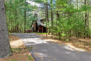 Interior - Short Walk to Lawrence Lake! Rustic Cabin w/ Deck (Oxford)