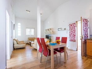 Living Room - "Huelva" mit Gemeinschaftspool in einem andalusischen "Cortijo" in Chilches by Interhome (Benajarafe)