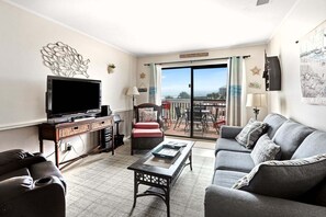 Condo, 3 Bedrooms | Living area - Sea Cloisters 301a 3 Bedroom Condo (North Myrtle Beach)