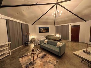 Bungalow, 1 phòng ngủ, hút thuốc, sân hiên | Phòng khách