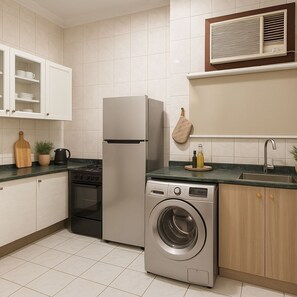 Superior Apartment, Balcony, City View | Private kitchen | Shared fridge, microwave - Luxury Apartment in Makkah (Mecca)