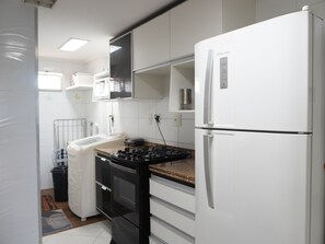 Private kitchen - Beachfront penthouse at Manaíra Palace (João Pessoa)