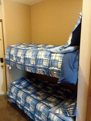 Iron/ironing board, WiFi, bed sheets - Serene 1-bedroom condo with AC in Angel Fire. Very quiet condo on 1st floor. (Angel Fire)