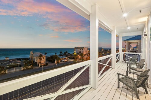 Brand New • Gulf Views, Private Pool, Game Room, & Elevator • Steps to Beach