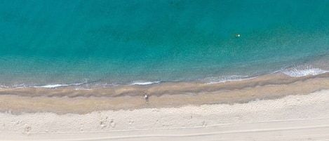 On the beach
