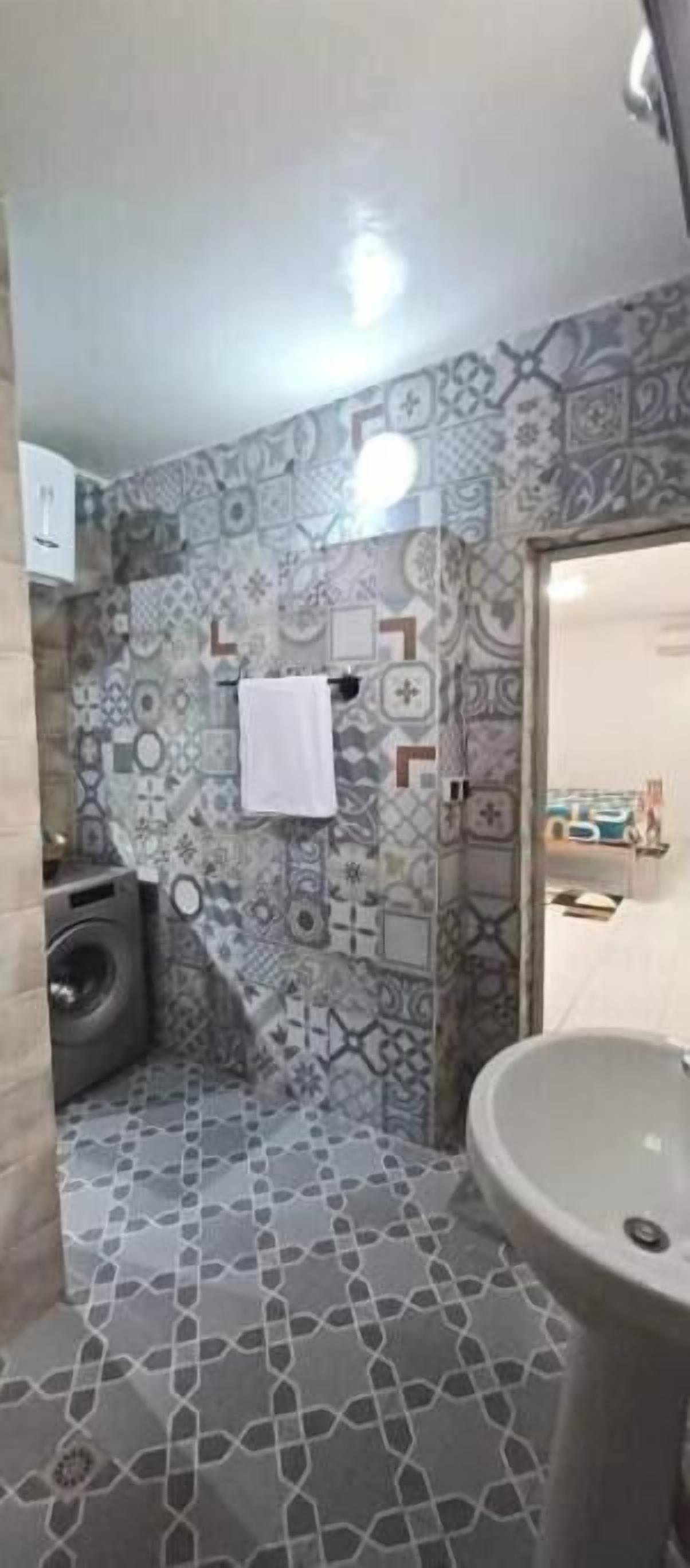 Towels, soap, toilet paper