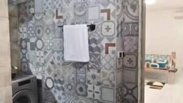 Towels, soap, toilet paper