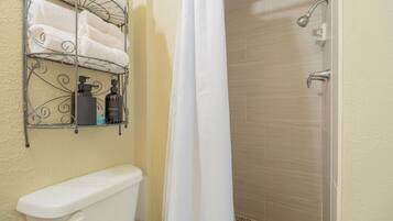 Shower, hair dryer