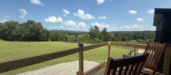 NEW! Cabin w/ Gorgeous Views, Pool, FirePit