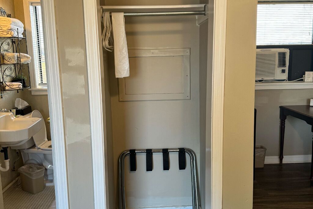 Shower, hair dryer