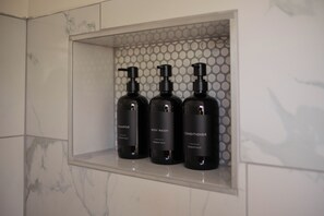 Shower, hair dryer
