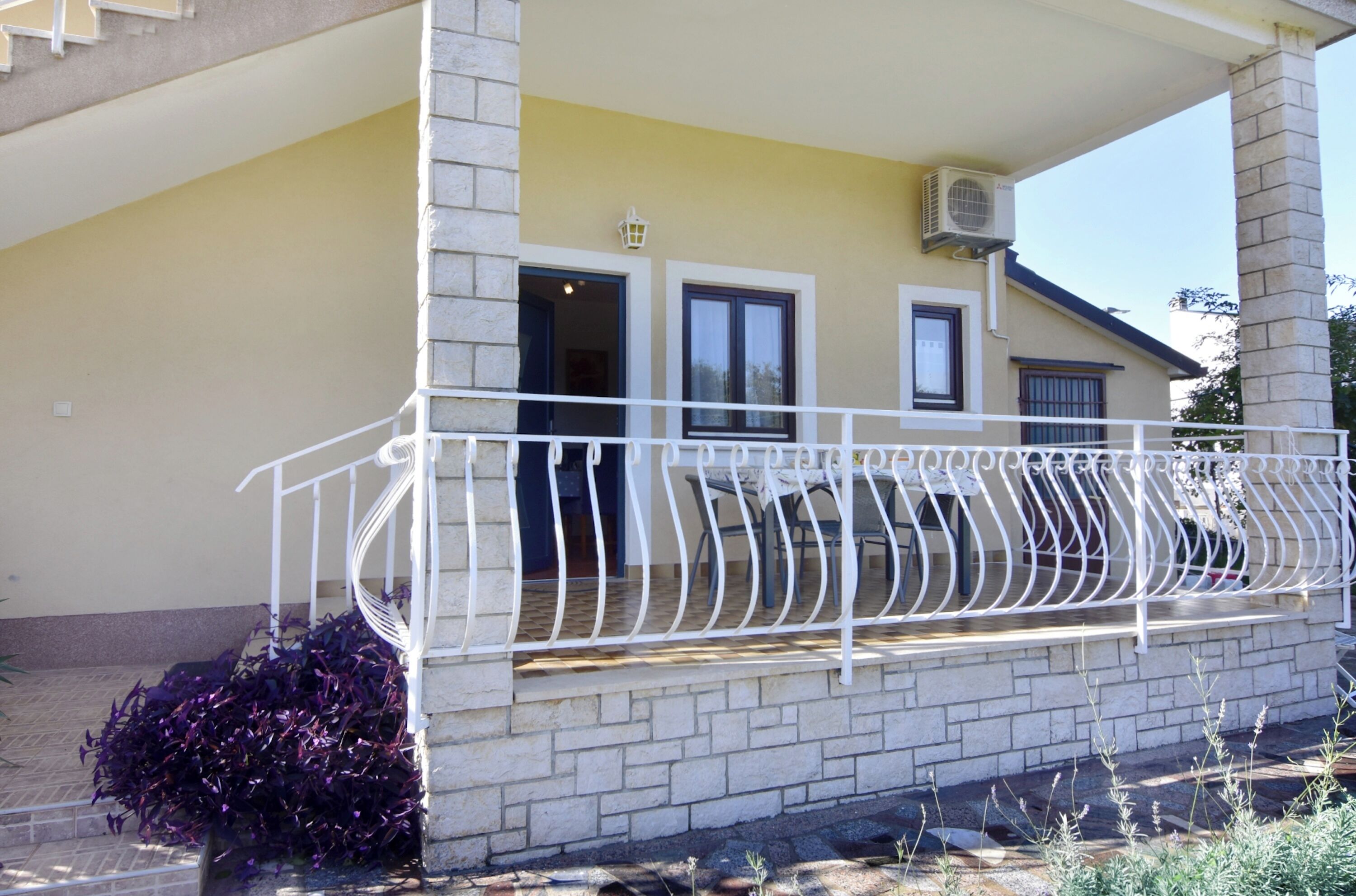 Apartment, 2 Schlafzimmer, Terrasse, Gartenblick | Balkon