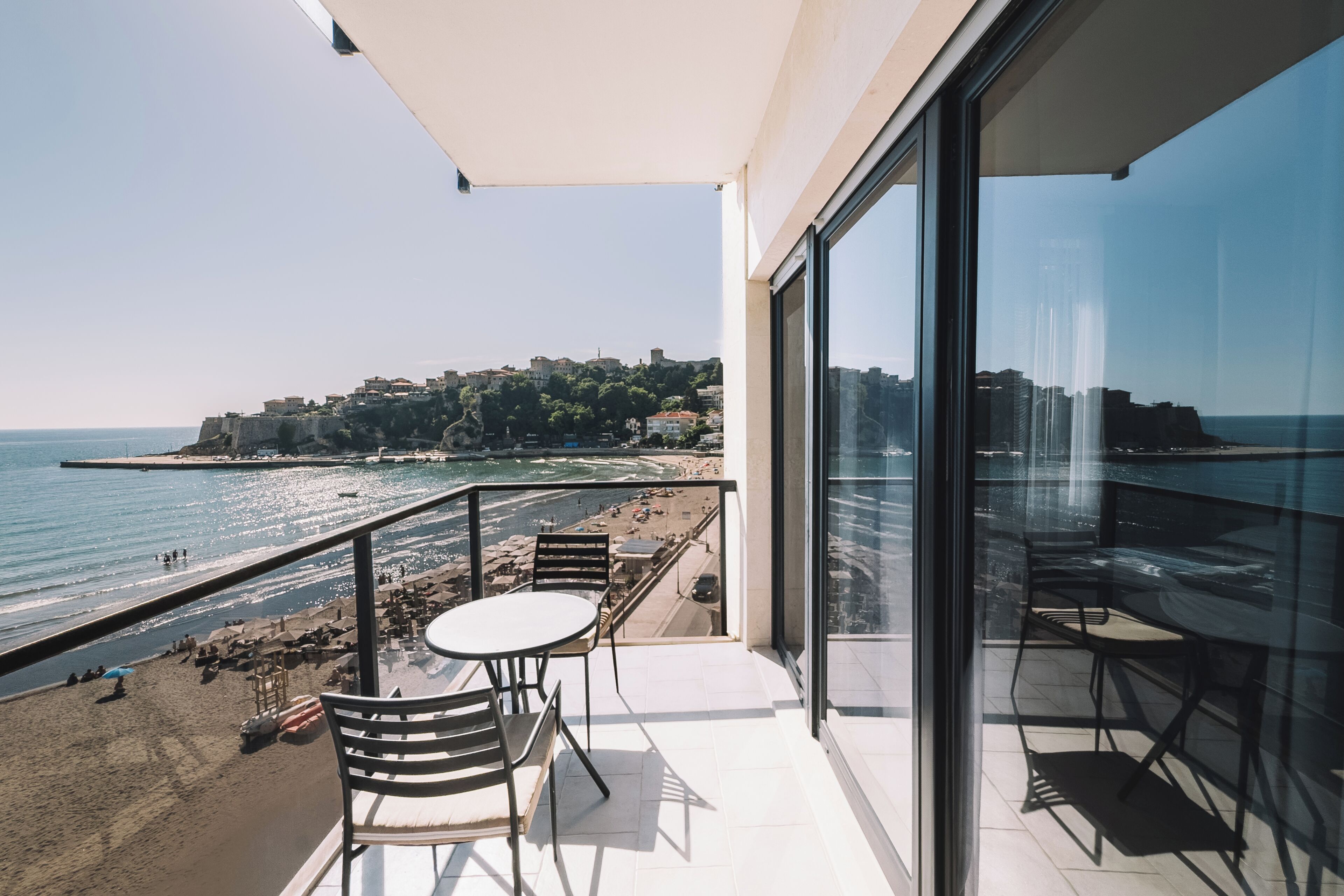 Appartement Deluxe, 1 chambre, balcon, vue mer | Vue de la chambre