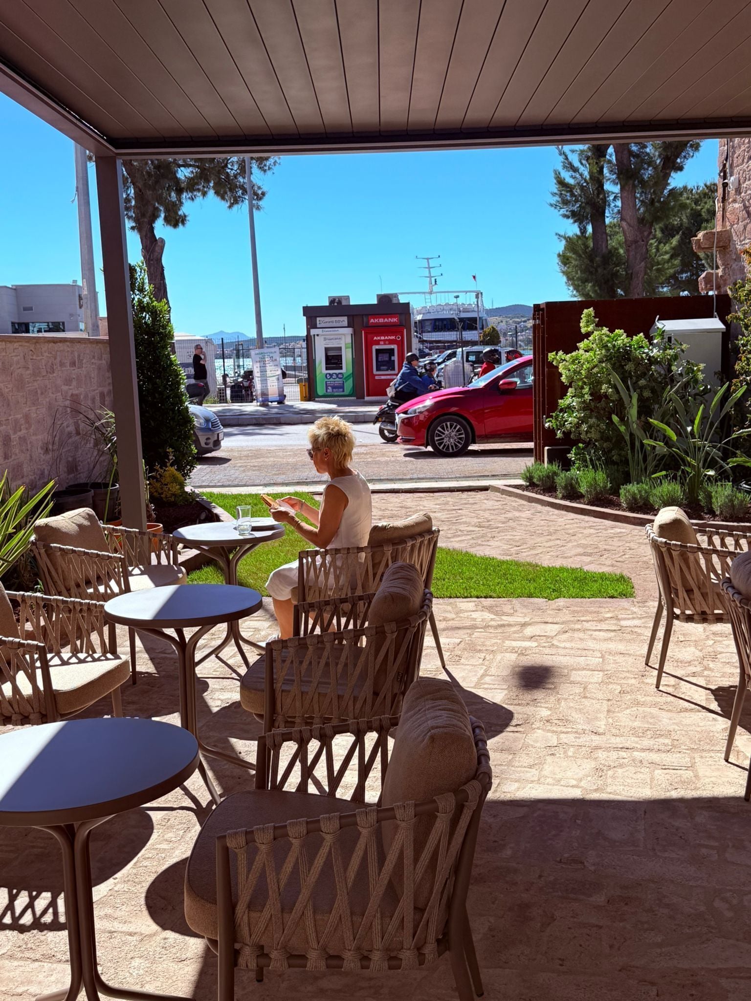 Vue sur le jardin