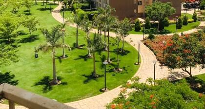 Modern Luxury Retreat with Stunning Garden Views in B7 Heart of Madinaty Wifi/AC