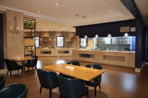 Free daily buffet breakfast