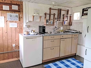 Refrigerador, utensilios de cocina