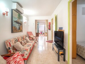 TV, fireplace - Cas Bufador by Interhome (S'Illot)