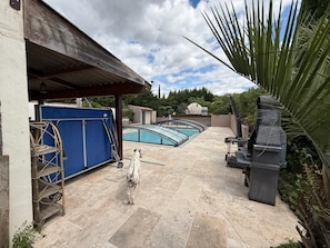 Indoor pool, outdoor pool