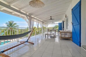Terrace/patio - Villa Kaza Dominique villa with 4 bedrooms and a mezzanine private pool (Grand-Bourg)