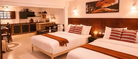 Iron/ironing board, WiFi, bed sheets