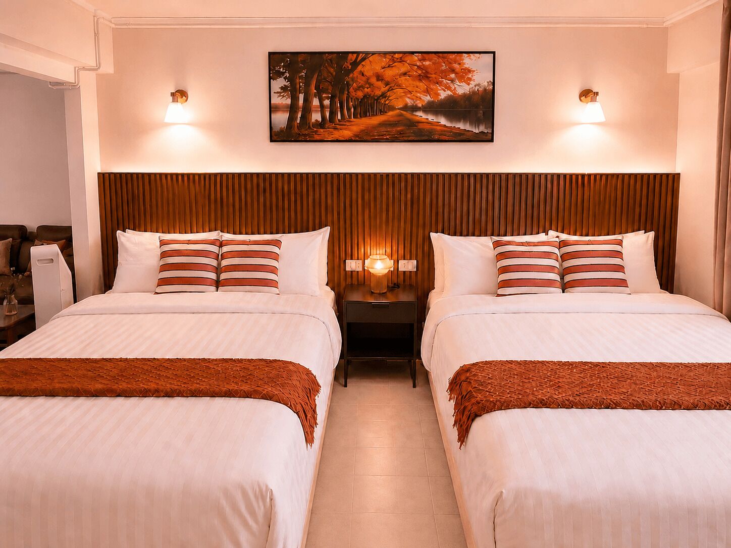 Iron/ironing board, WiFi, bed sheets