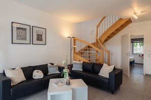 Apartment | Living room - Ferienwohnung mit Blick auf den Glindower See (Werder (Havel))