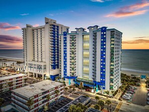Exterior - 2-Bedroom Oceanfront Condo, Bay View Resort , 6th Floor, Indoor & Outdoor Pools (Myrtle Beach)