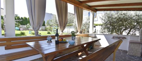 Appartement, 1 chambre, patio, vue jardin | Terrasse/Patio