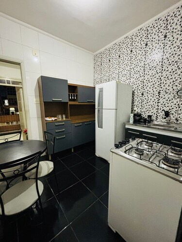 Beachfront apartment in the center of São Vicente