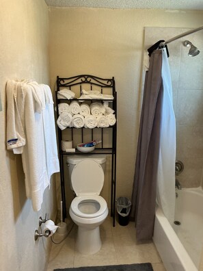 Hair dryer, towels, soap, toilet paper - Cozy Miramar 1 Bedroom with POOL for vacation, travel nurse short, longterm rent (Miramar)
