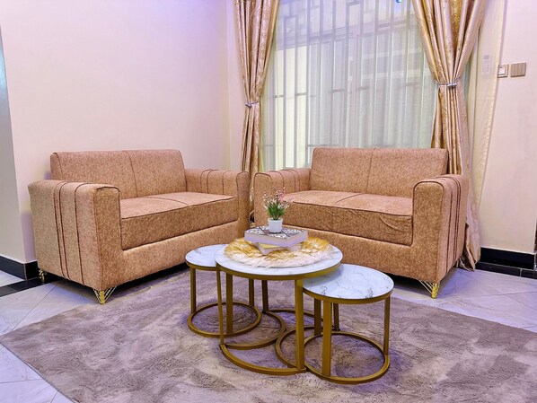 Living area - Your Base Camp in Moshi — Steps from Kilimanjaro, Markets & Everything You Need (Kilimanjaro Region)