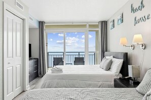 Room - Oceanfront Studio, Bay View Resort, 6th Floor, Indoor and Outdoor Pools, Balcony (Myrtle Beach)