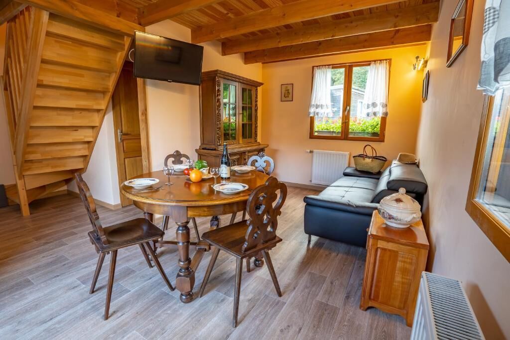 Chalet Signature, 2 chambres, vue jardin | Restauration